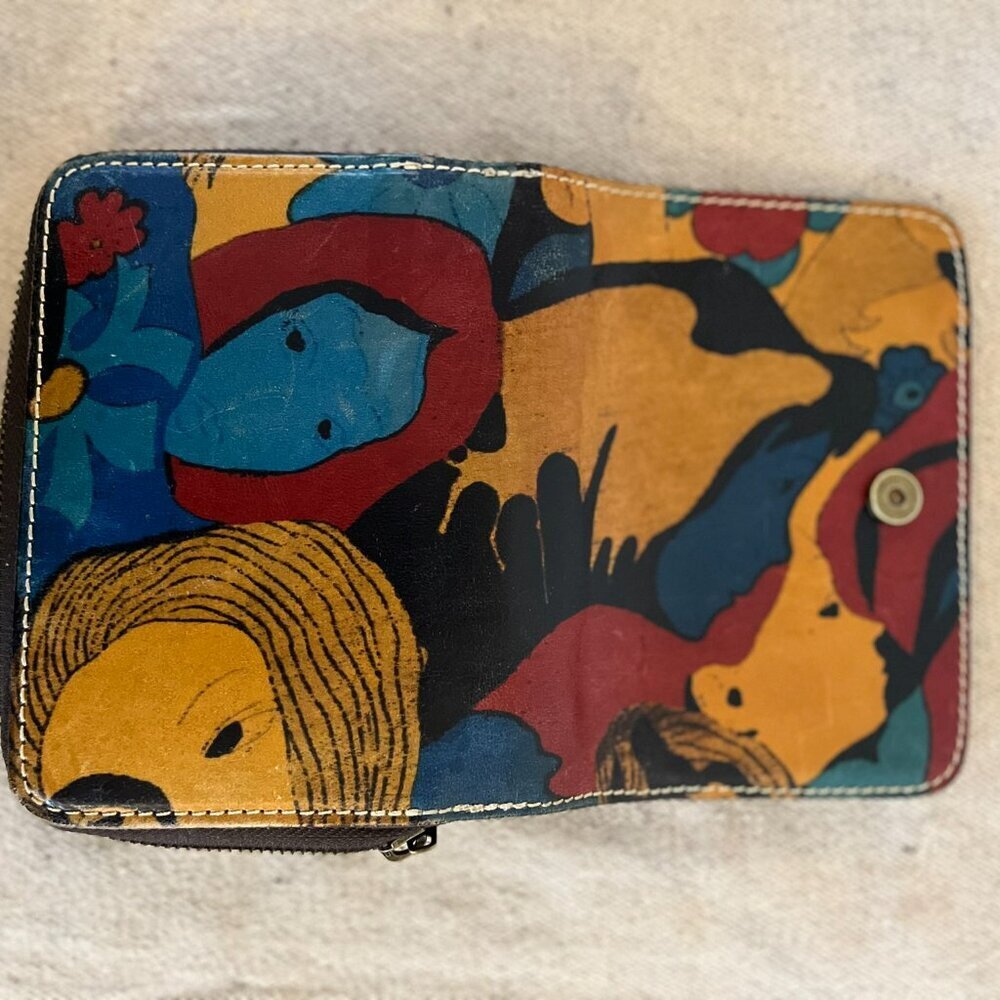 Patricia Nash Chieti Floral Faces Leather Agenda - Picture 4 of 9